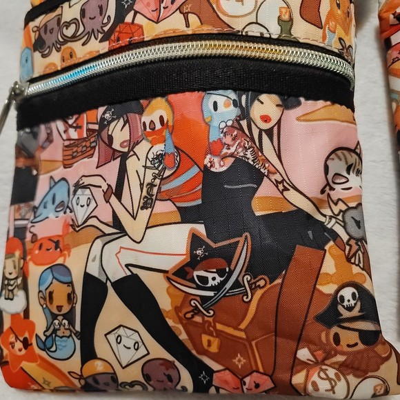 Tokidoki Crossbody Bag Purse & Pouch Pirate Girl - Picture 5 of 11